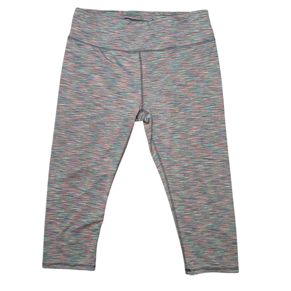 RBX Multicolor Neon Athletic Leggings - Picture 1 of 9